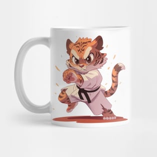 karate tiger Mug